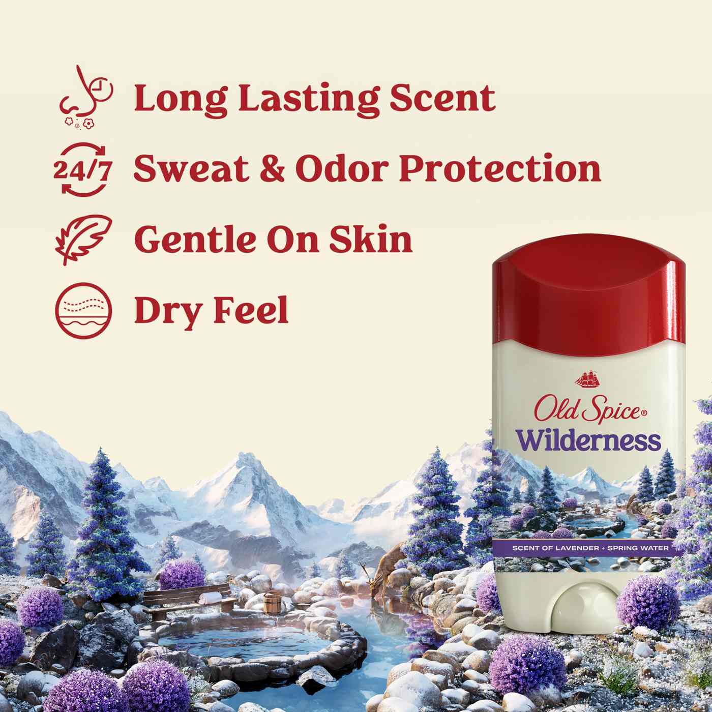 Old Spice Antiperspirant Deodorant - Wilderness; image 7 of 9