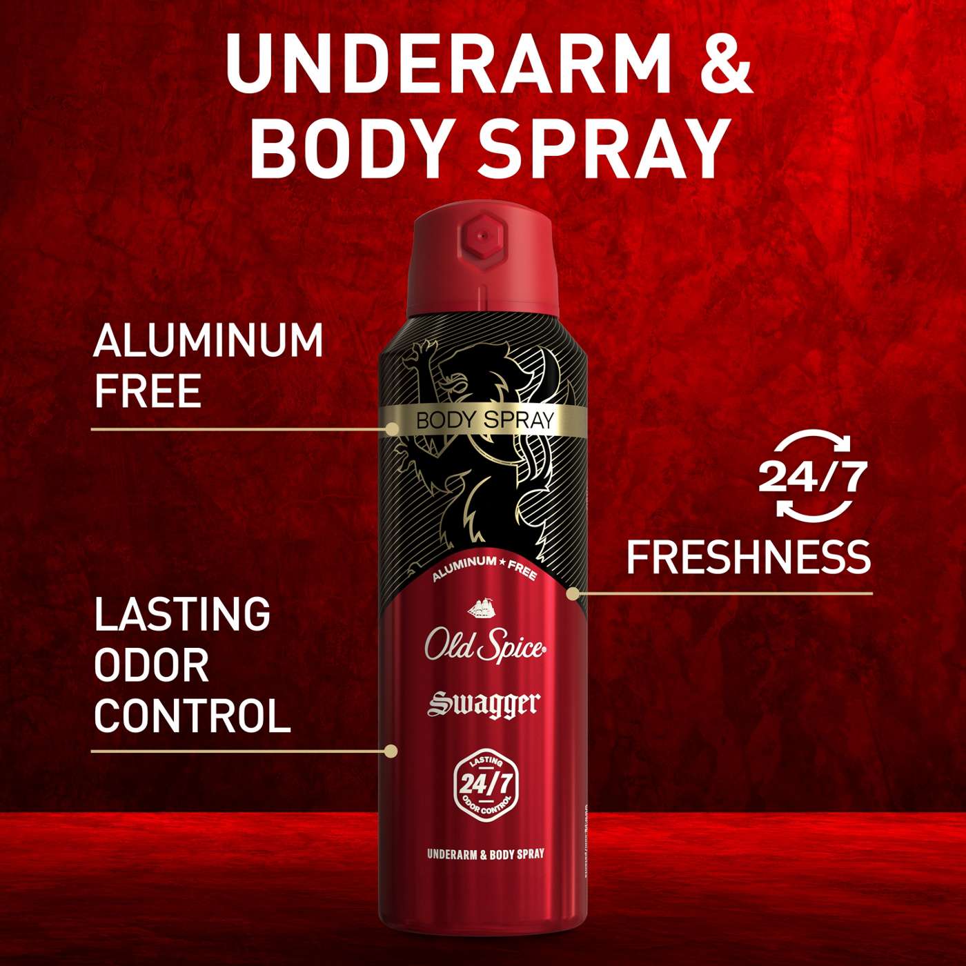 Old Spice Aluminum-Free Body Spray - Swagger; image 4 of 8