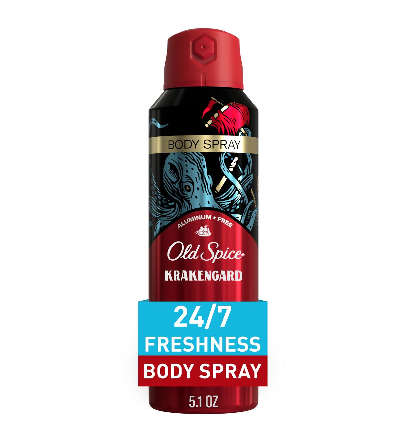 Old Spice Men's Aluminum Free Body Spray - Krakengard; image 1 of 10