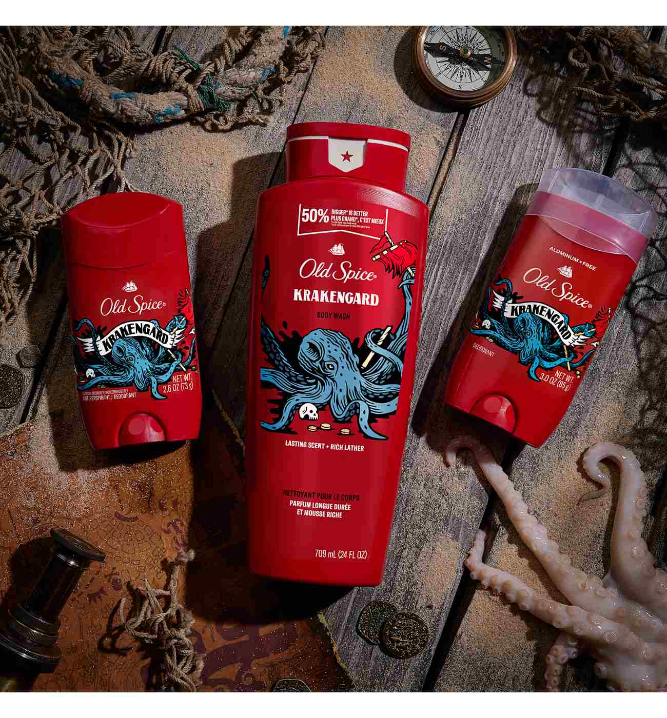 Old Spice Aluminum-Free Body Spray - Krakengard; image 2 of 3