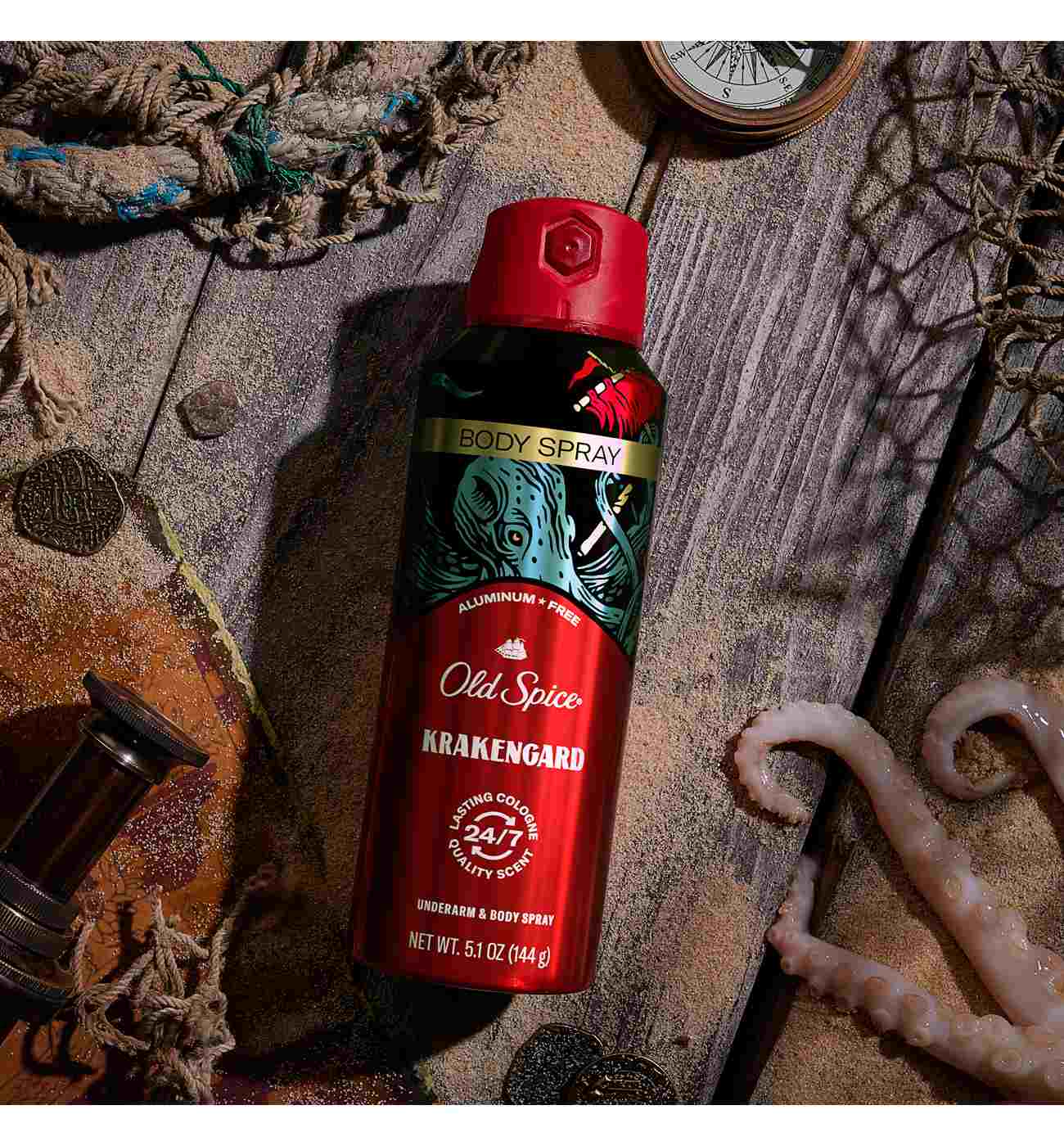 Old Spice Men's Aluminum Free Body Spray - Krakengard; image 3 of 10