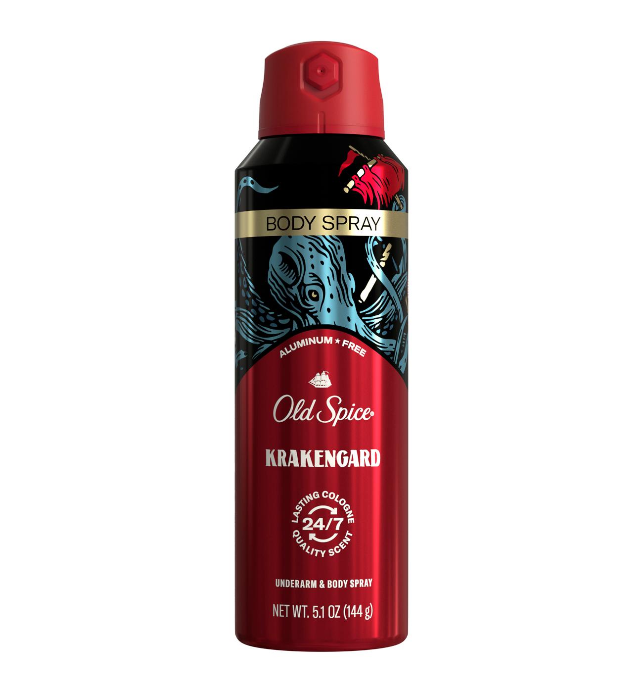 Old Spice Men's Aluminum Free Body Spray - Krakengard; image 4 of 10