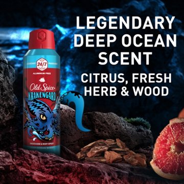 Old Spice Men's Aluminum Free Body Spray - Krakengard
