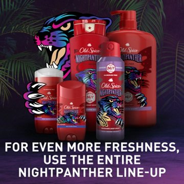 Old Spice Aluminum Free Deodorant for Men, Nightpanther, Rich Warm