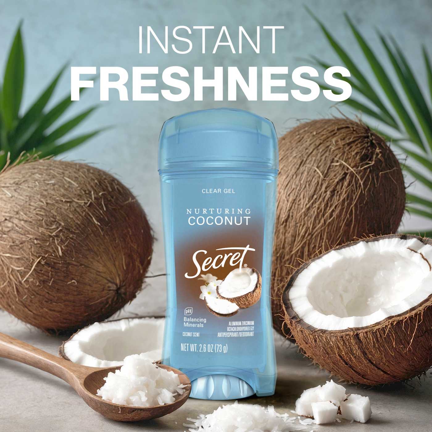 Secret 48 Hr Antiperspirant Deodorant Gel - Coconut; image 7 of 10