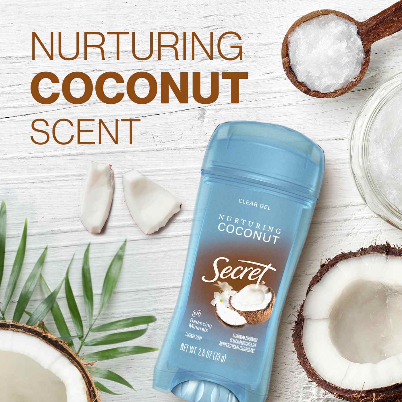 Secret 48 Hr Antiperspirant Deodorant Gel - Coconut; image 8 of 10
