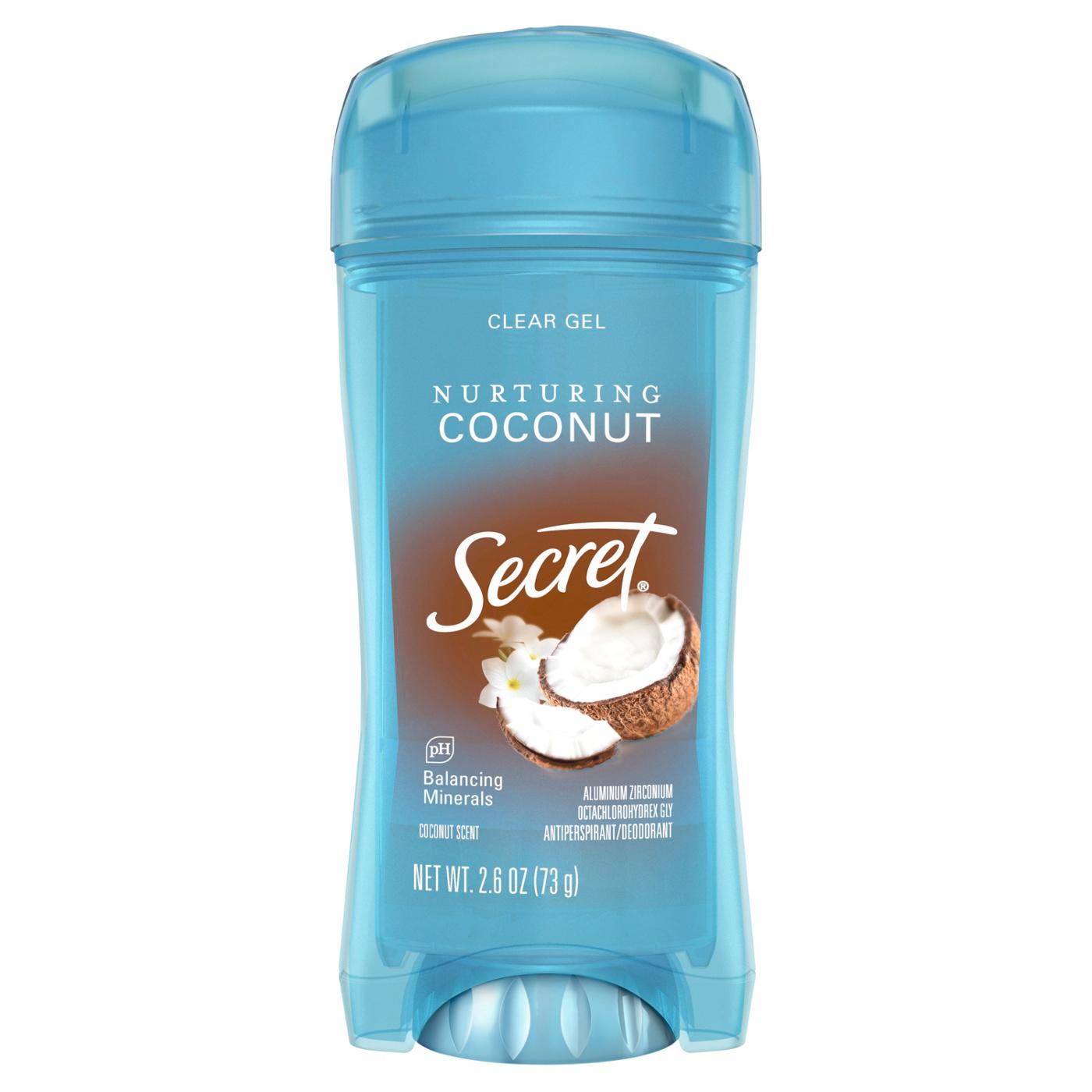 Secret 48 Hr Antiperspirant Deodorant Gel - Coconut; image 9 of 10