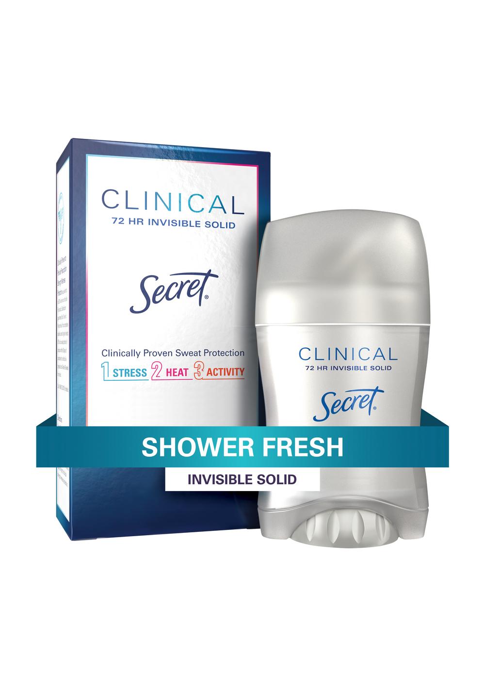 Secret Clinical Strength 48 Hr Antiperspirant Deodorant - Shower Fresh; image 3 of 7