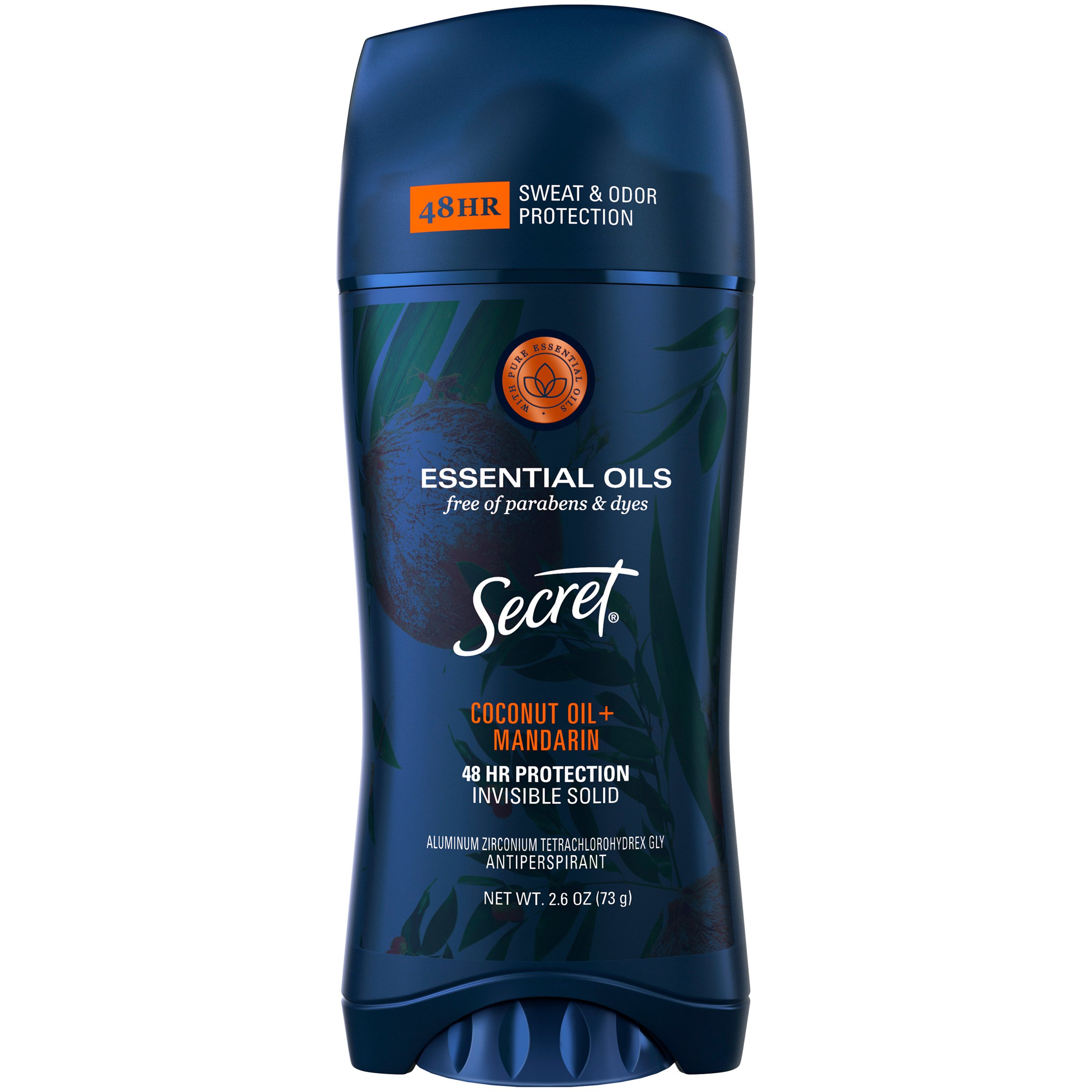 Secret Coconut Oil + Mandarin with Essential Oils Antiperspirant