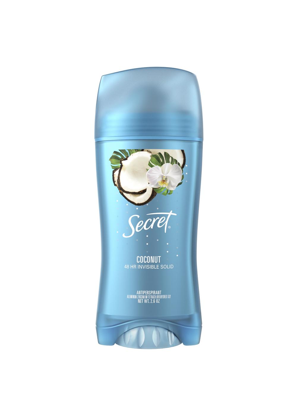 Secret 48 Hr Invisible Solid Antiperspirant - Coconut; image 1 of 8