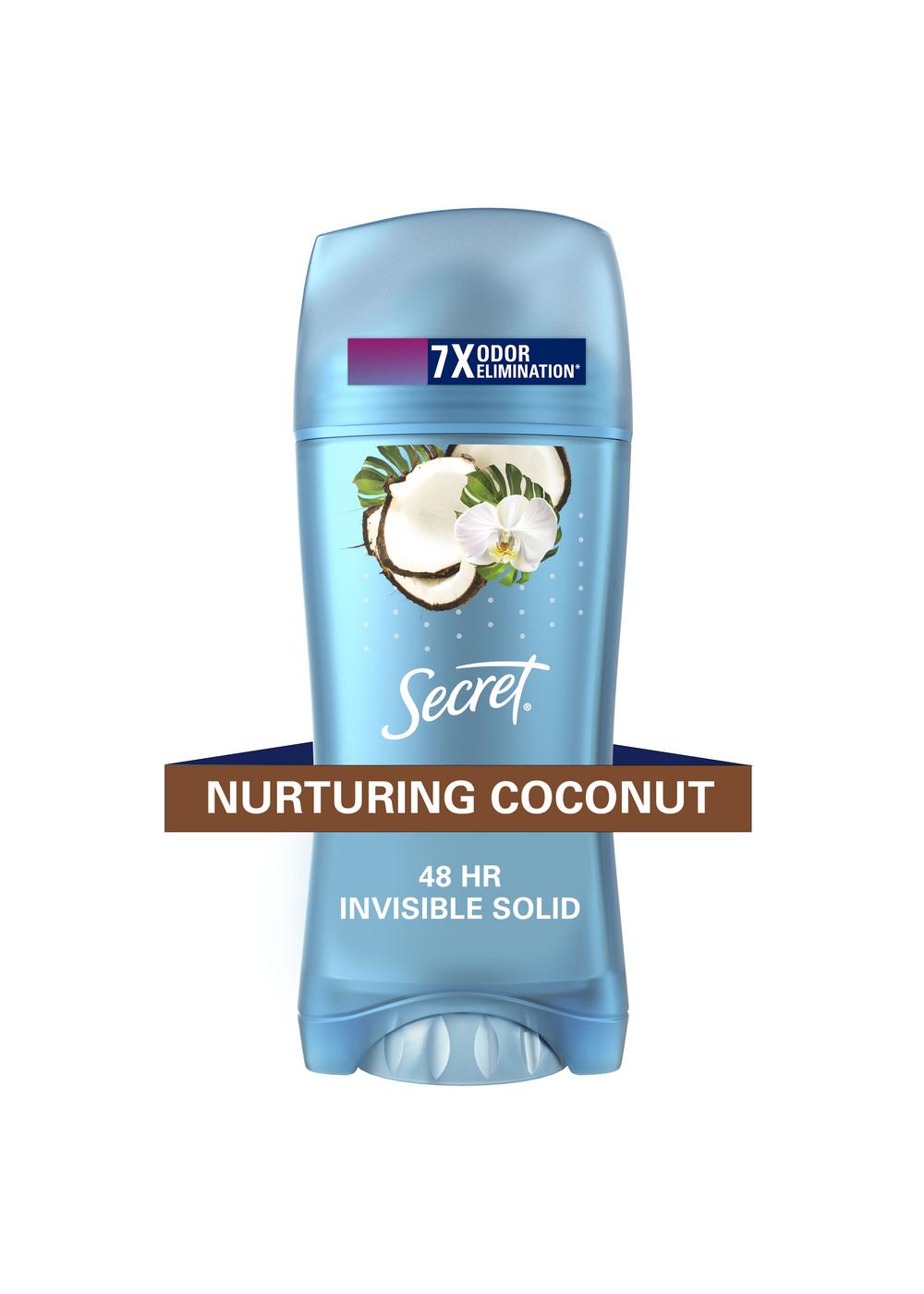 Secret 48 Hr Invisible Solid Antiperspirant - Coconut; image 5 of 8