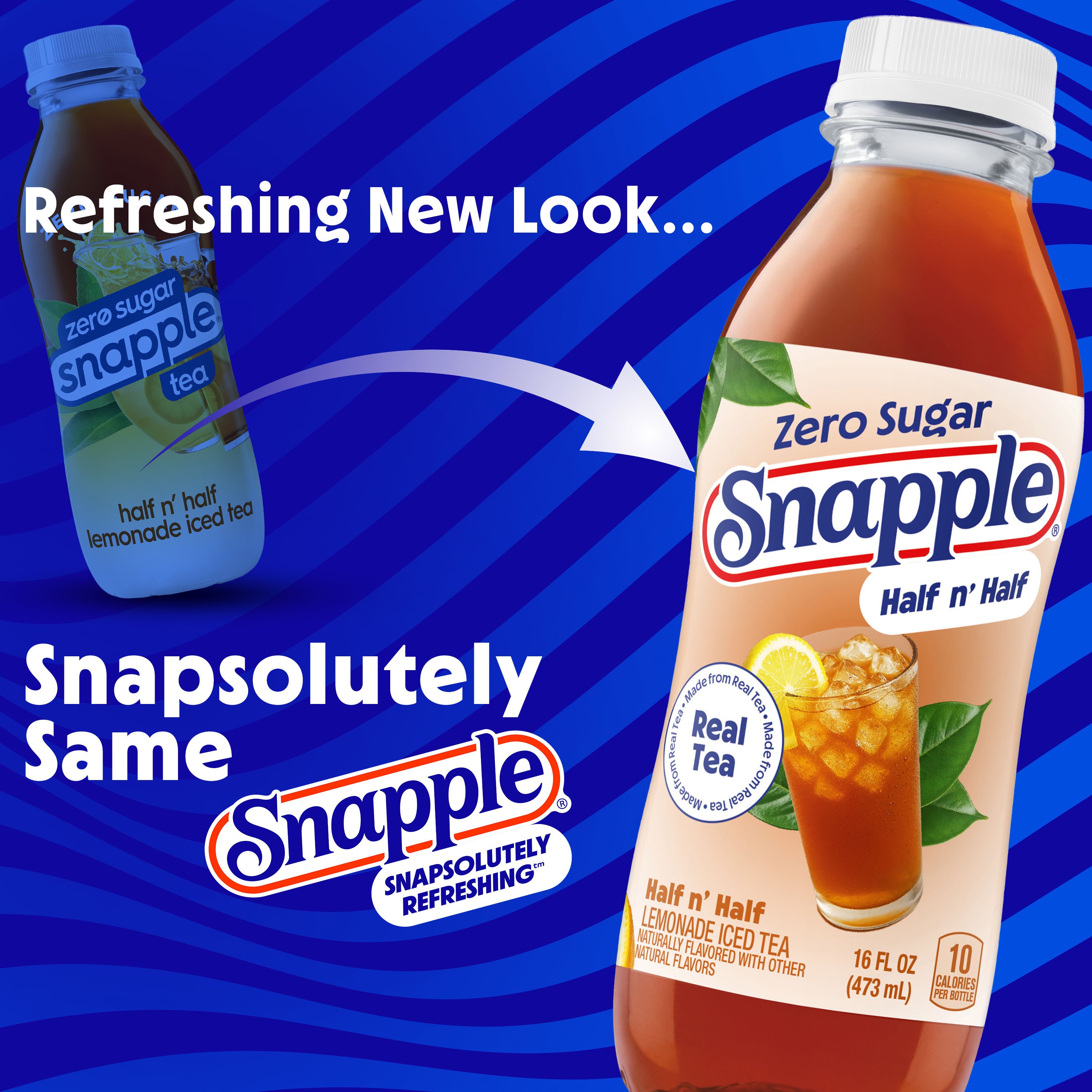 Snapple Zero Sugar Half 'n Half Lemonade Iced Tea 6 pk Bottles
