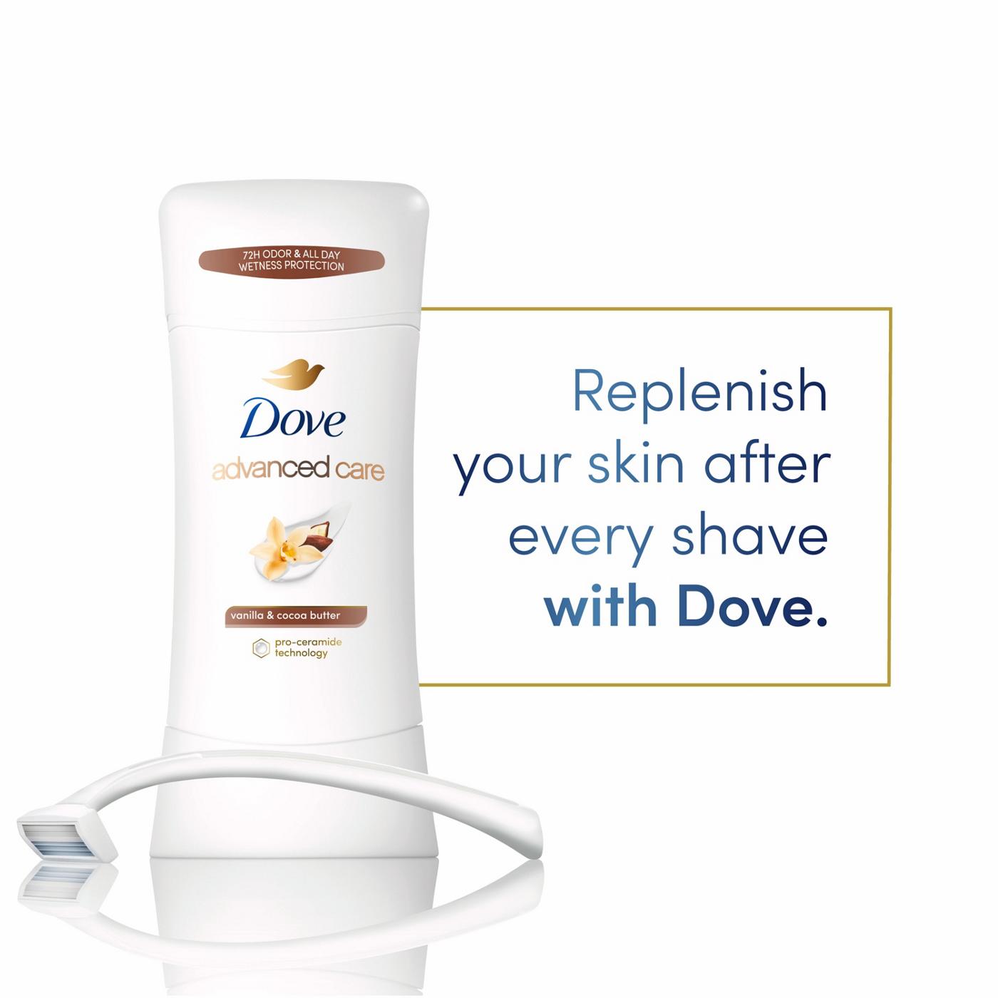 Dove Advanced Care Antiperspirant Deodorant - Vanilla & Cocoa Butter; image 5 of 13