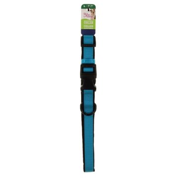 Pet Attire Padded Collar Aqua 26 In