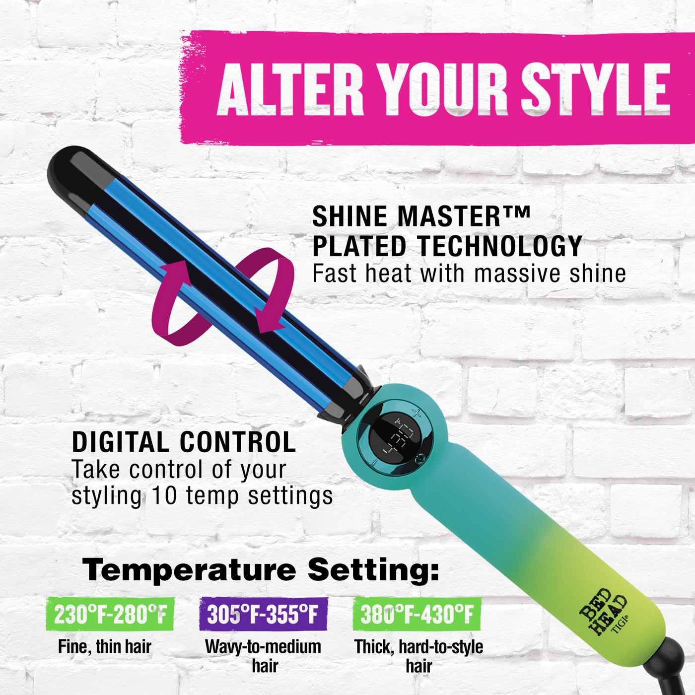 Bed Head by TIGI Twirl Junkie Digital Curling Wand 1 in; image 2 of 5