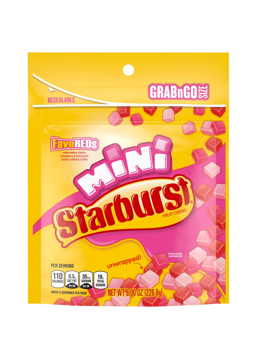 Starburst FaveReds Minis Chewy Candy - Grab & Go Size; image 1 of 5