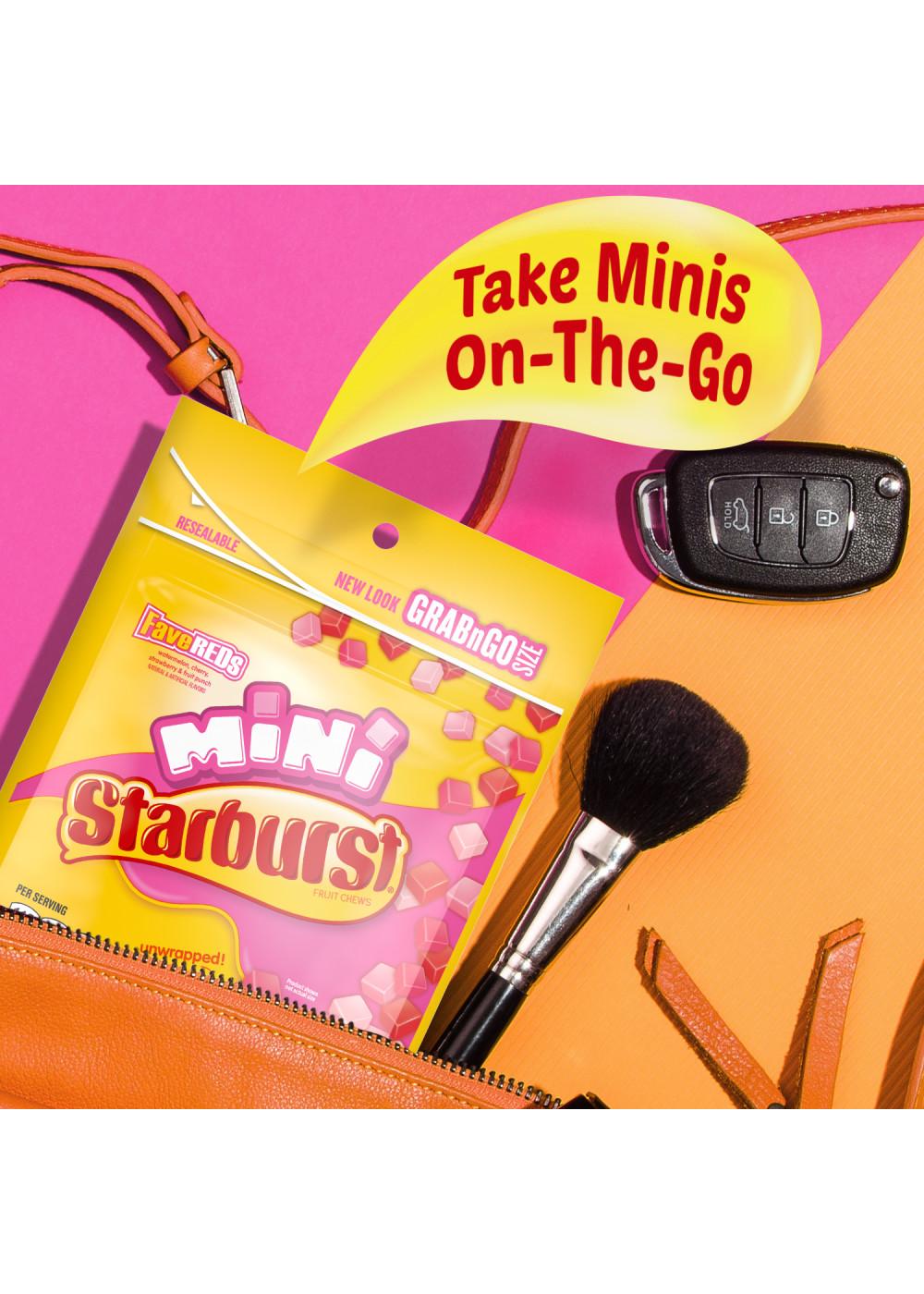 Starburst FaveReds Minis Chewy Candy - Grab & Go Size; image 5 of 5