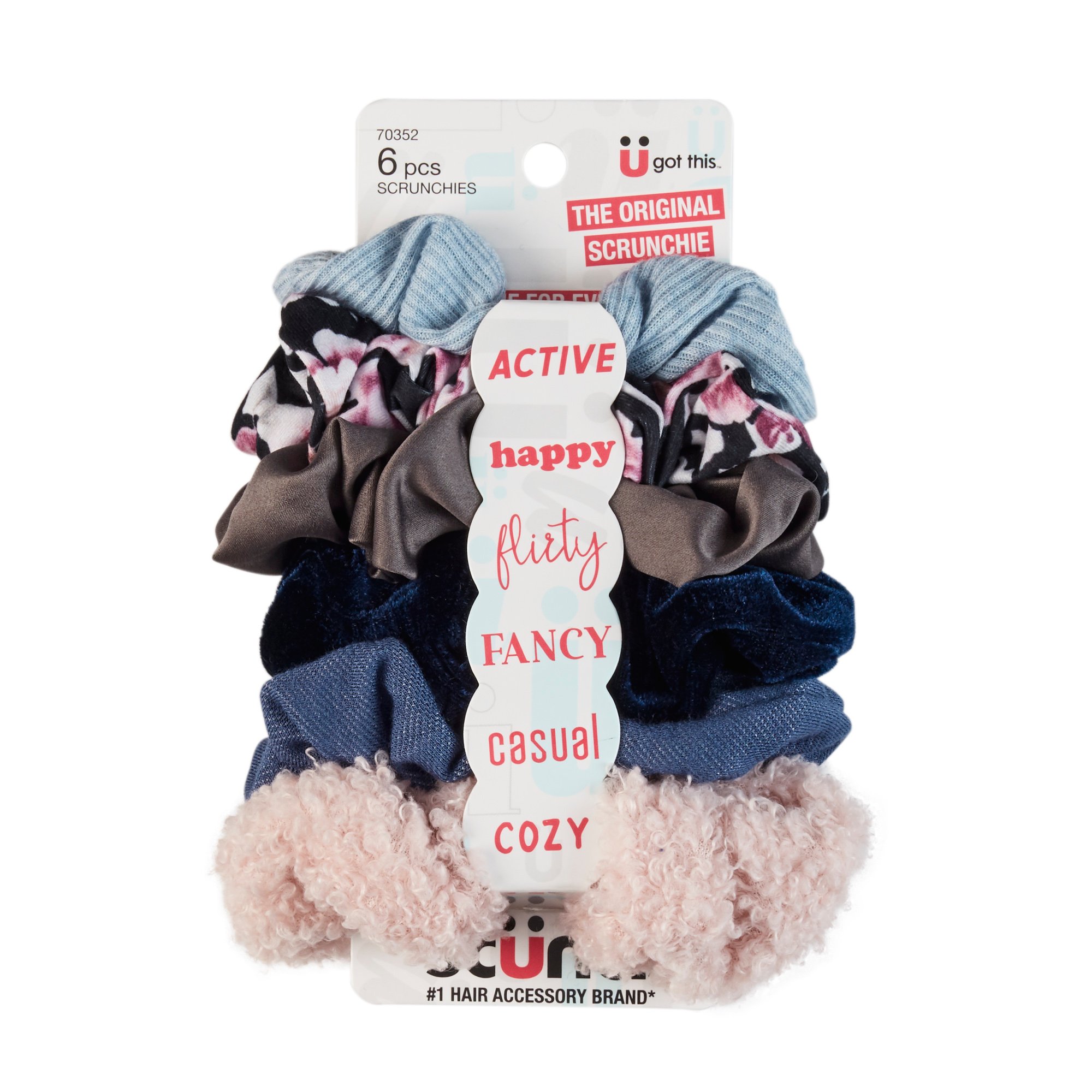 Scunci Mixed Texture and Print Mood Scrunchies - Shop Hair Accessories ...