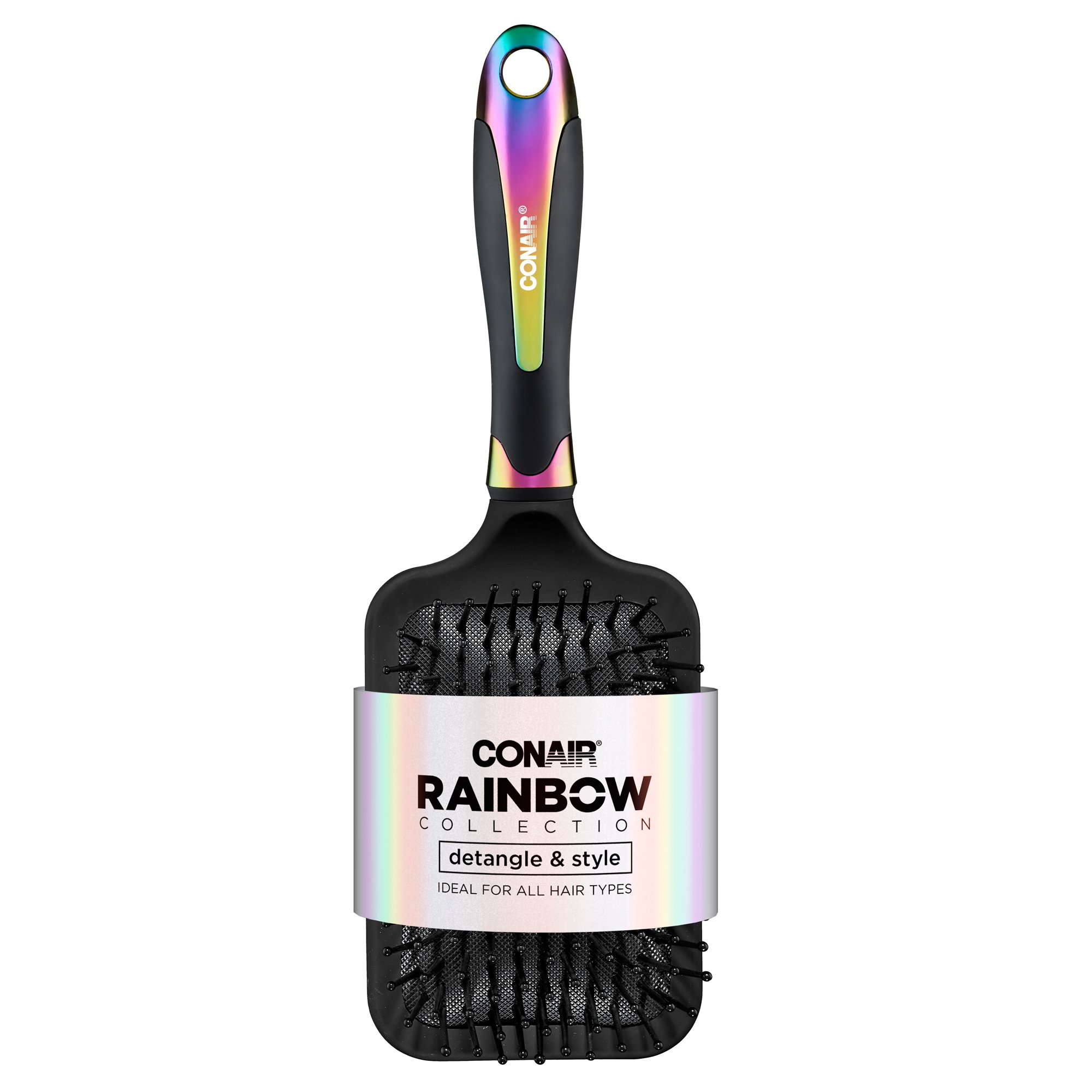 Conair Rainbow Collection Detangle & Style Paddle Brush Shop Brushes