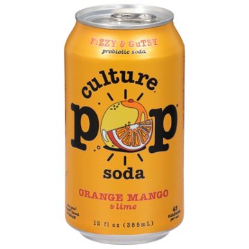 Culture POP Probiotic Soda - Orange Mango & Lime