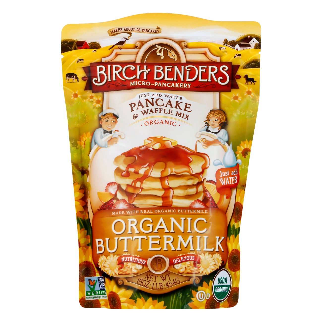 Birch Benders Organic Buttermilk Pancake Waffle Mix Shop at HEB