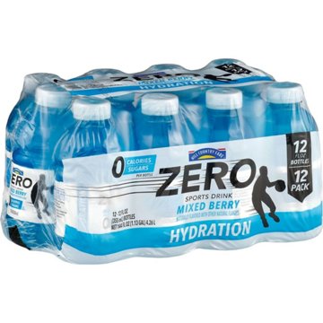 Hill Country Fare Mixed Berry Zero Sports Drink 12 pk Bottles, 12 oz