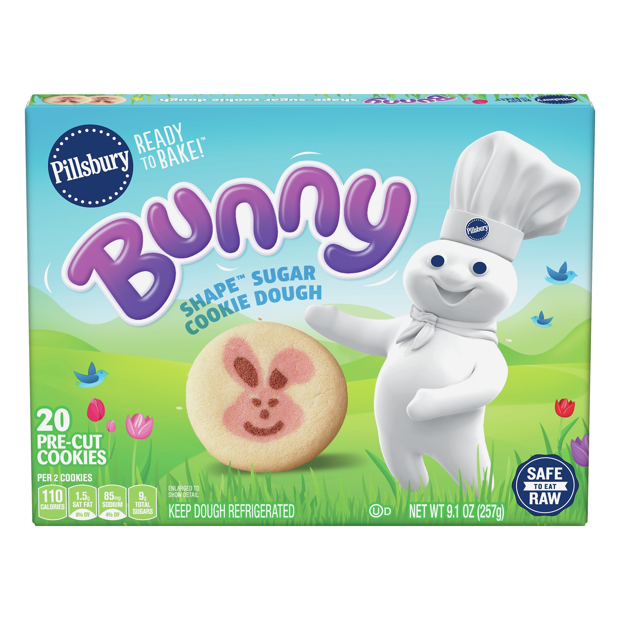 Pillsbury Ready To Bake! Ready To Bake! Bunny Shape Sugar Cookie - Shop ...