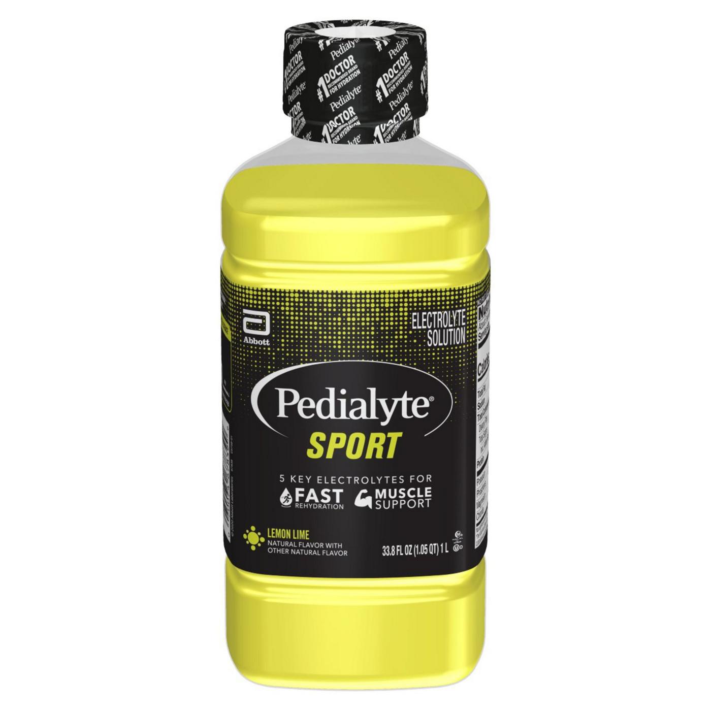 Pedialyte Sport Electrolyte Solution - Lemon Lime; image 7 of 9