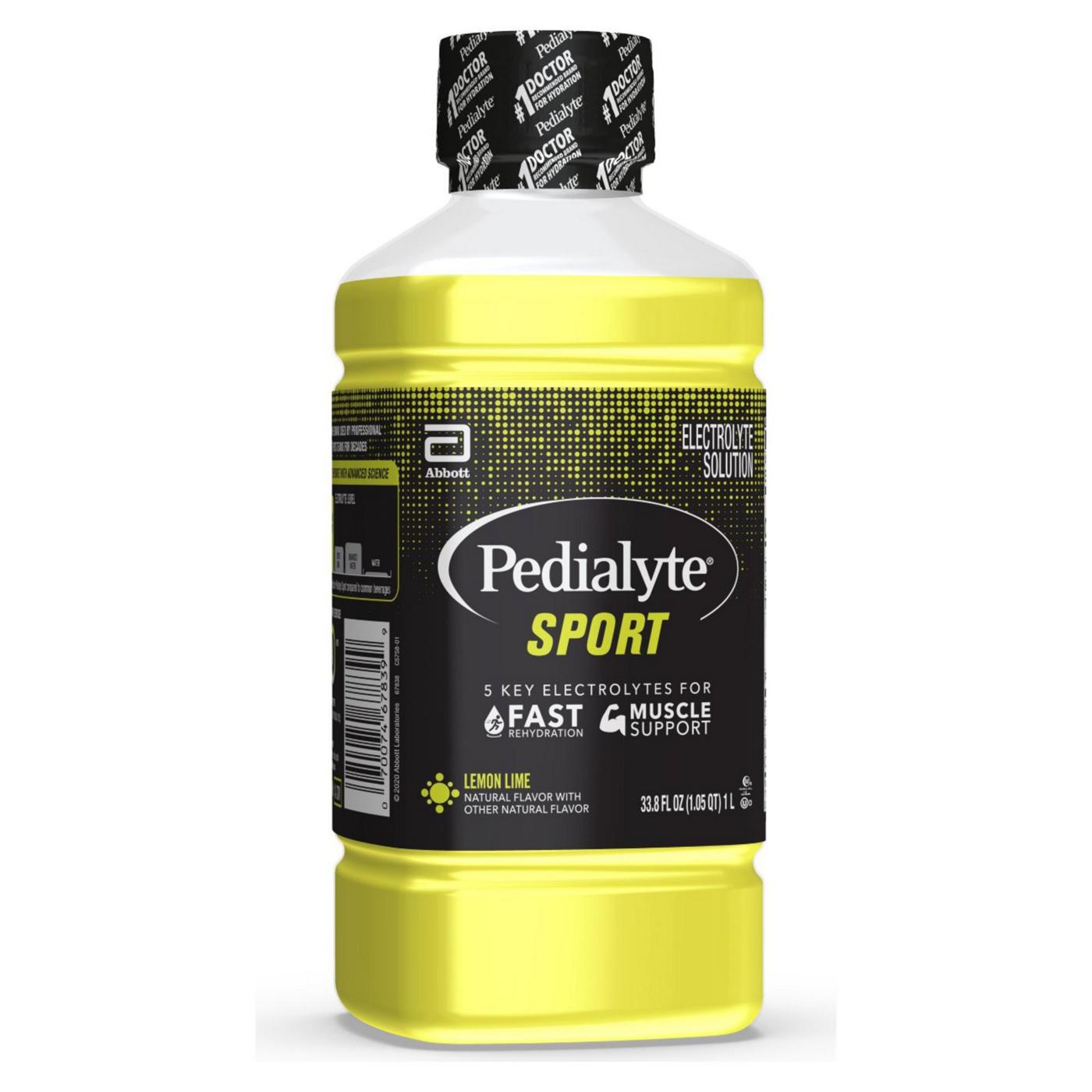 Pedialyte Sport Electrolyte Solution - Lemon Lime; image 9 of 9