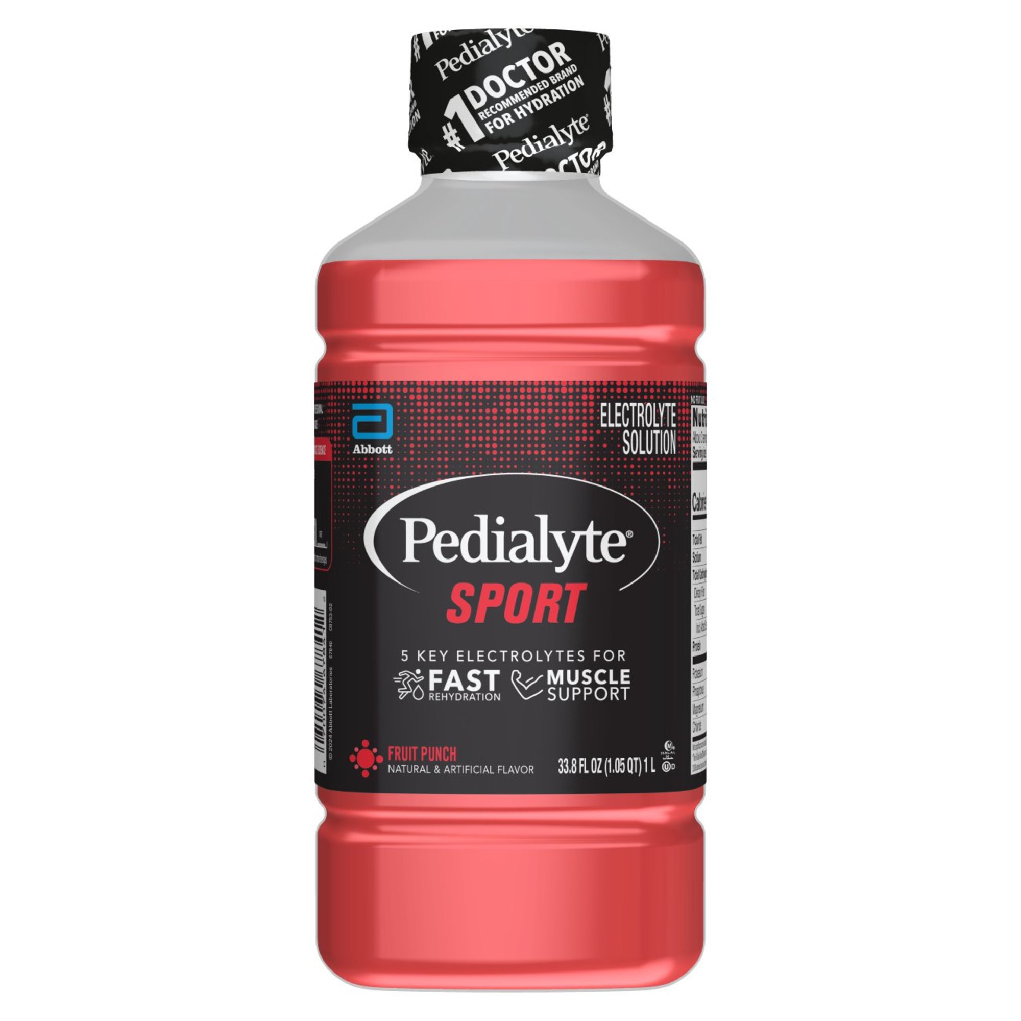 Pedialyte Sport Electrolyte Solution - Fruit Punch - Shop Diet ...