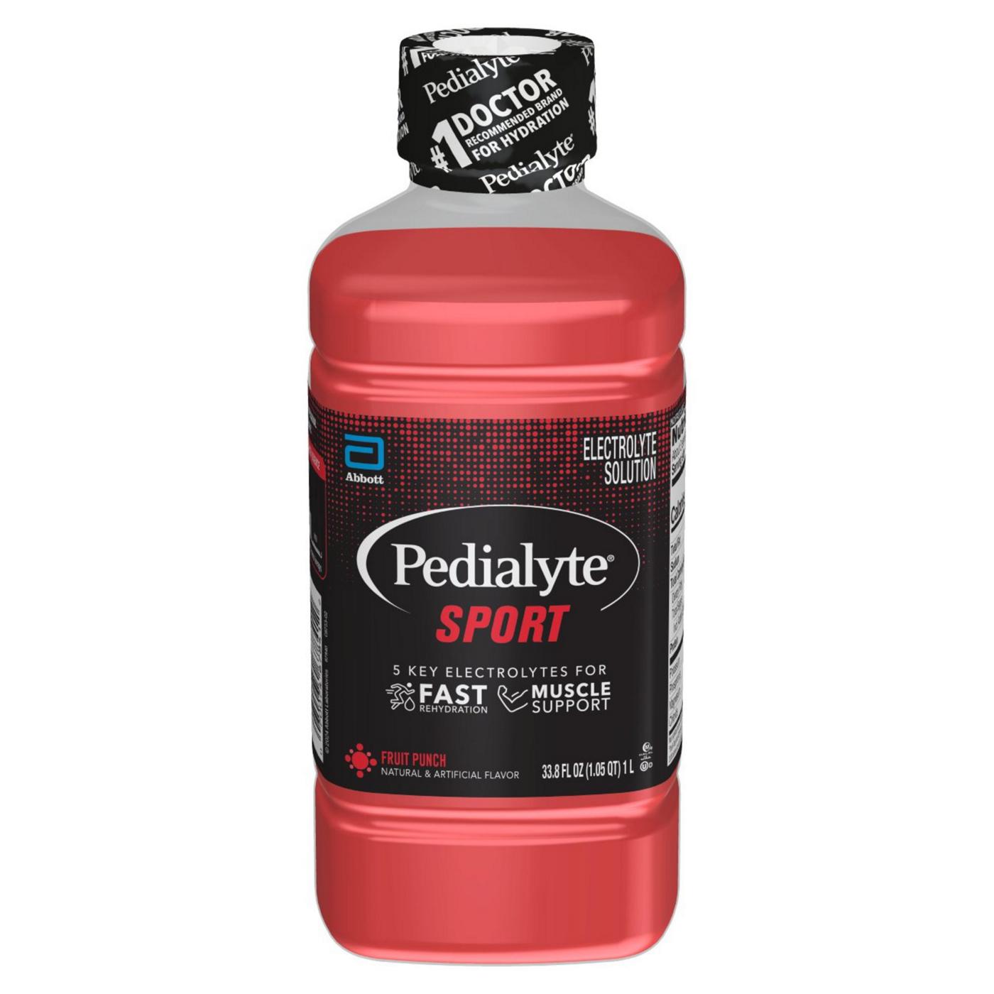 Pedialyte Sport Electrolyte Solution - Fruit Punch; image 4 of 12