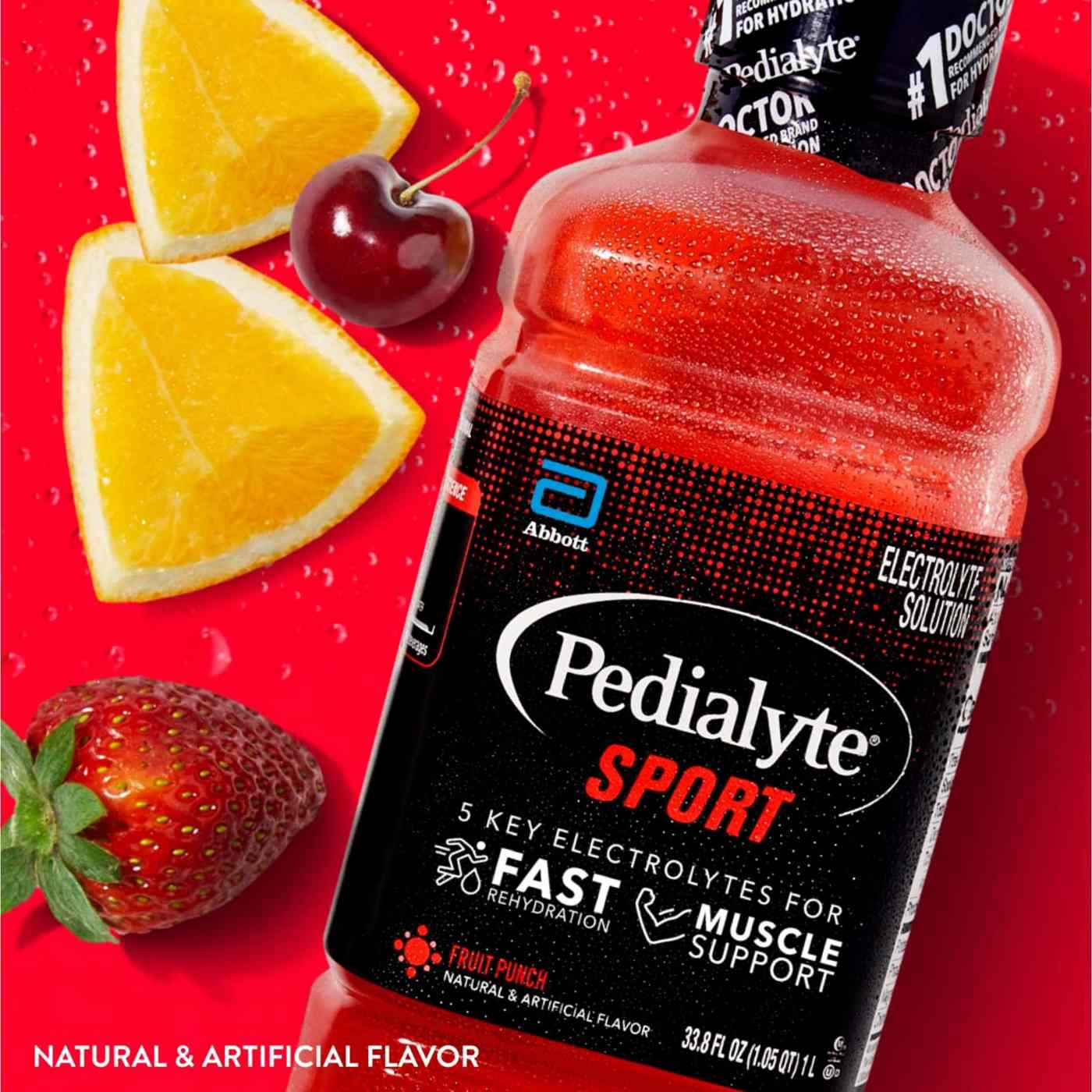 Pedialyte Sport Electrolyte Solution - Fruit Punch; image 8 of 12