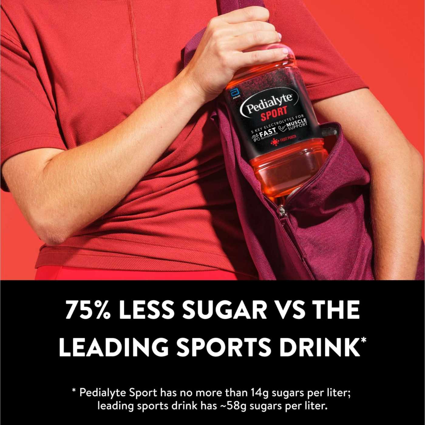 Pedialyte Sport Electrolyte Solution - Fruit Punch; image 12 of 12