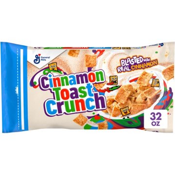 General Mills Cinnamon Toast Crunch Cereal Bag, 32 oz