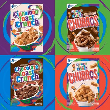 General Mills Cinnamon Toast Crunch Cereal Bag, 32 oz