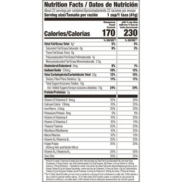 General Mills Cinnamon Toast Crunch Cereal Bag, 32 oz