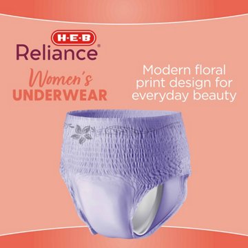 H-E-B Reliance Dri-Fit Discreet Women's Incontinence & Postpartum Underwear - Small, 22 ct