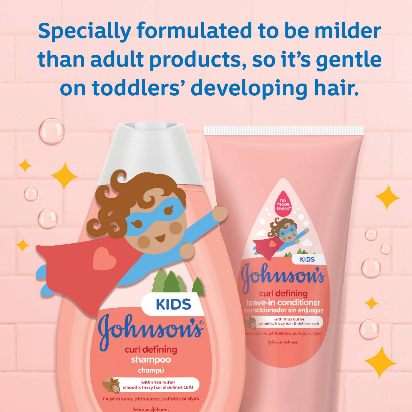 Johnson's Kids Curl Defining No More Tears Shampoo; image 2 of 7