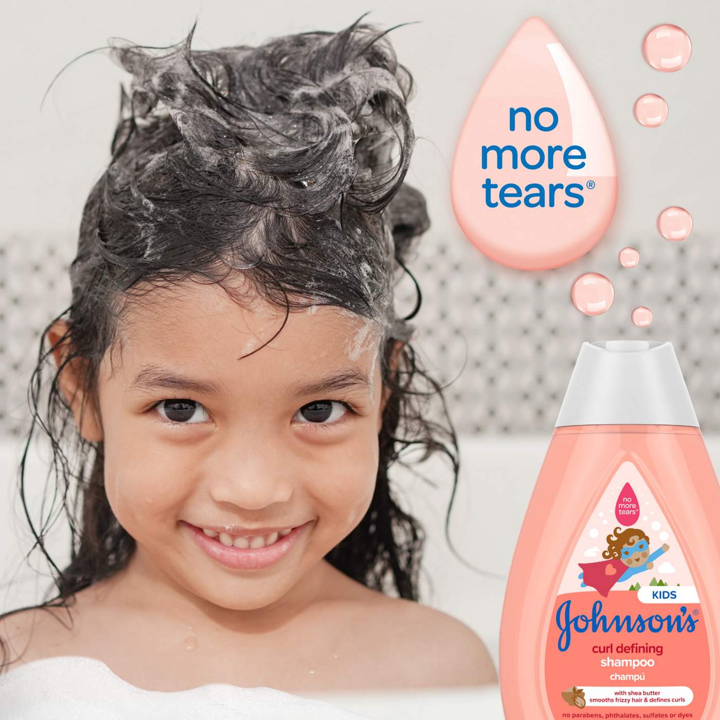 Johnson's Kids Curl Defining No More Tears Shampoo; image 7 of 7