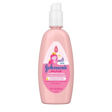 Johnson's Kids Shiny & Soft Tear-Free Conditioning Spray, 10 oz