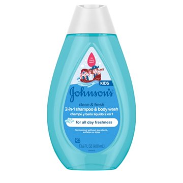 Johnson's Kids Tear-Free Shampoo & Body Wash - Clean & Fresh, 13.6 oz