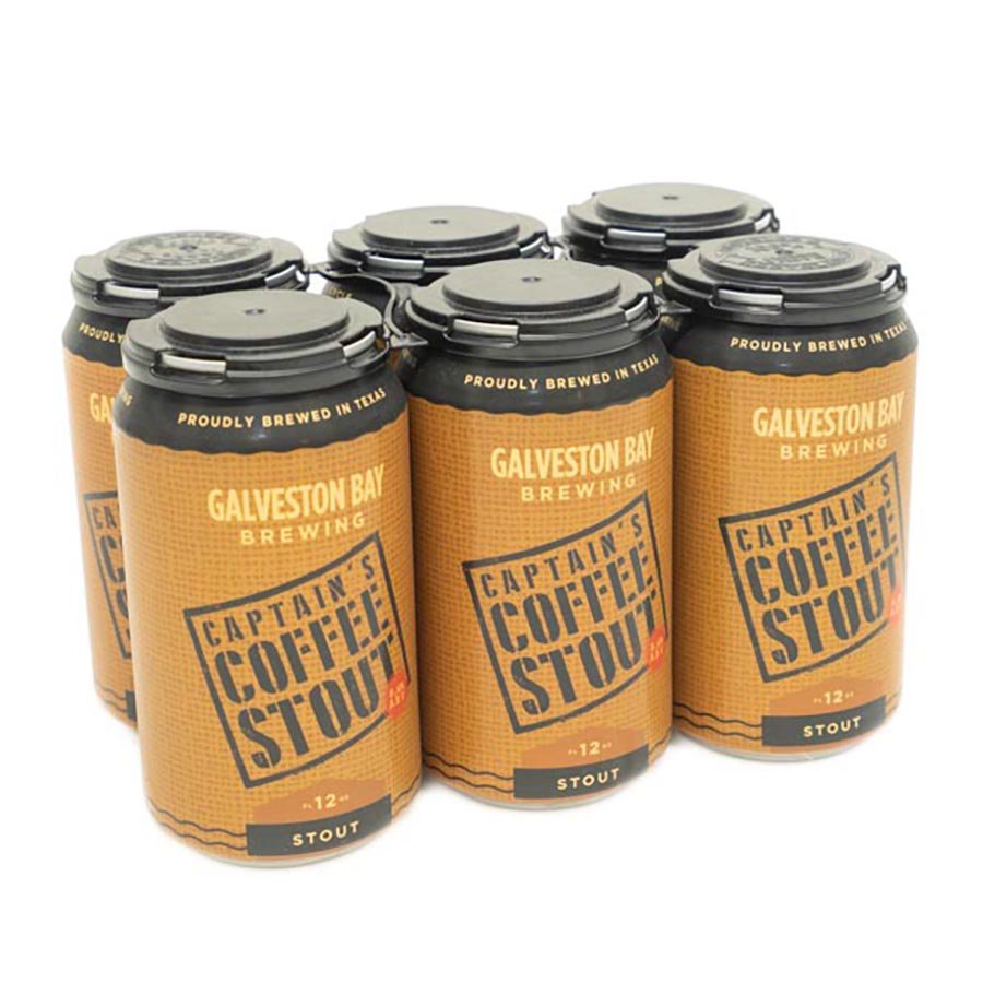 Galveston Bay Brewing Captain's Coffee Stout 12 oz Cans Shop Beer at