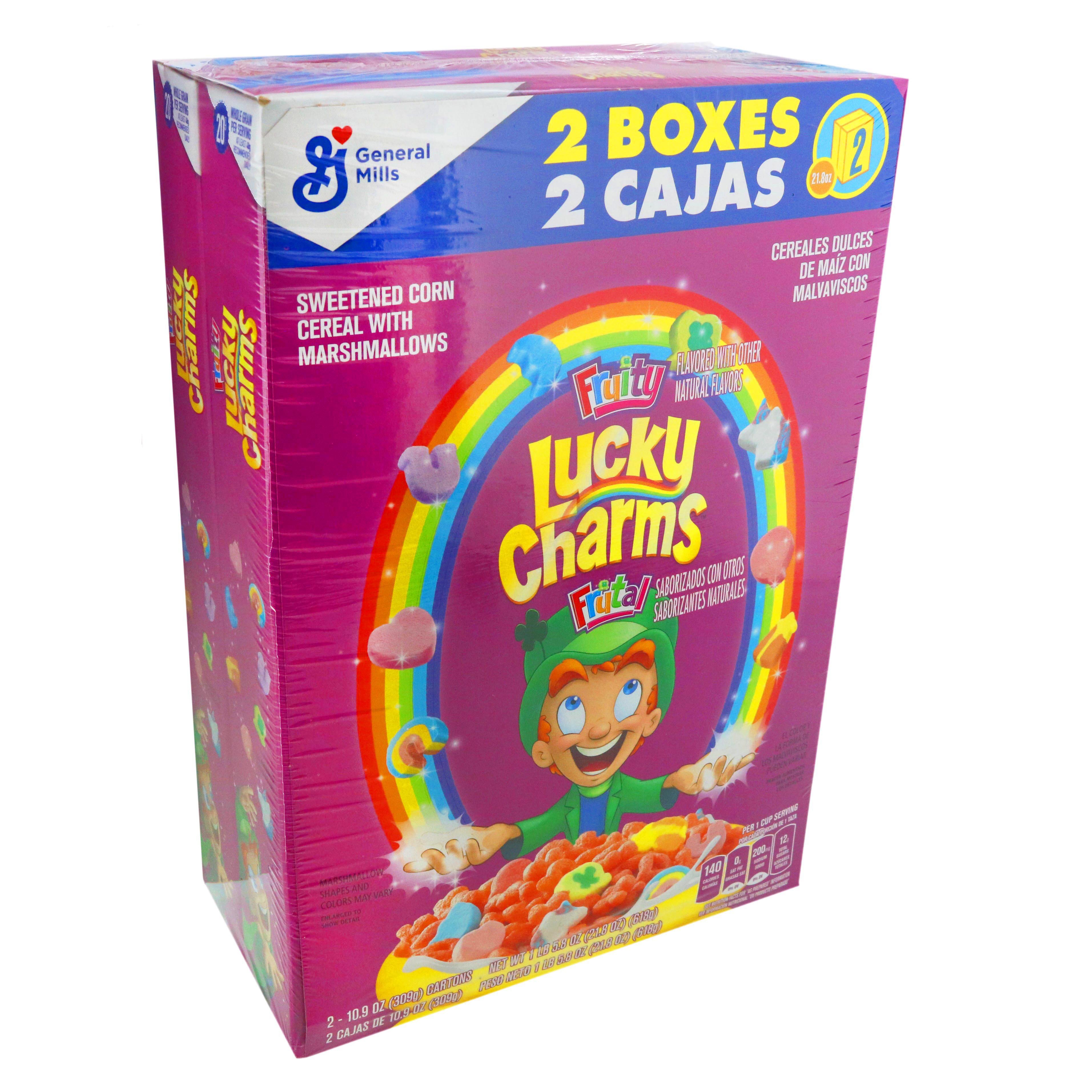 General Mills Fruity Lucky Charms 2 pk Shop Cereal & Breakfast at HEB