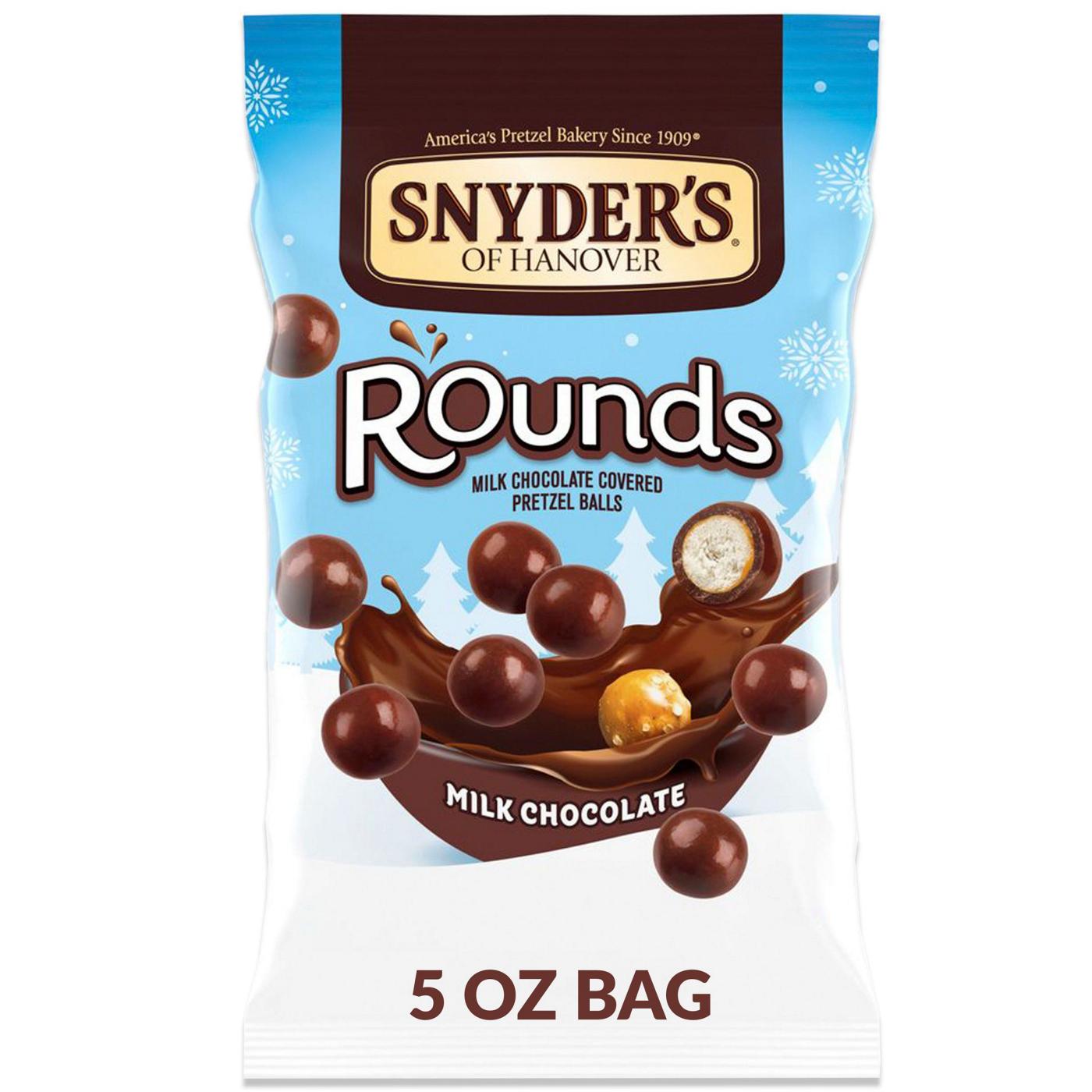 Snyder's of Hanover Milk Chocolate Pretzel Rounds; image 1 of 6