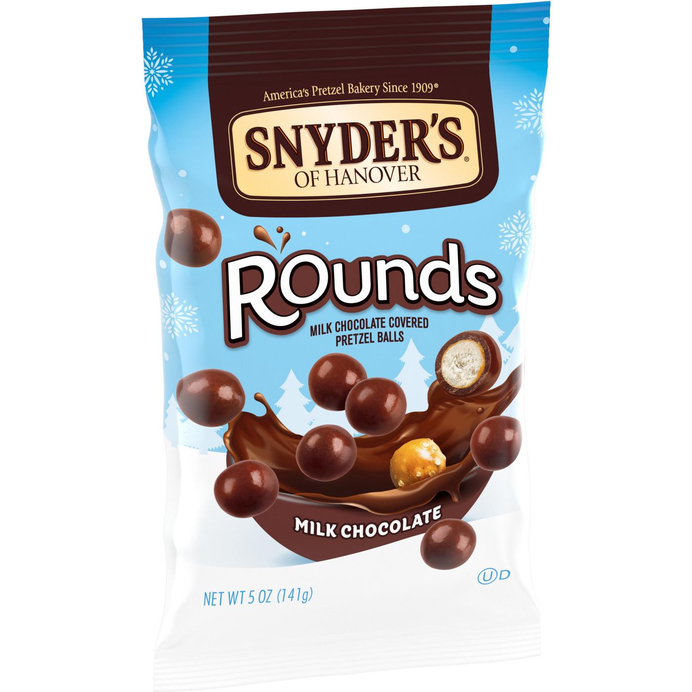 Snyder's of Hanover Milk Chocolate Pretzel Rounds; image 2 of 6