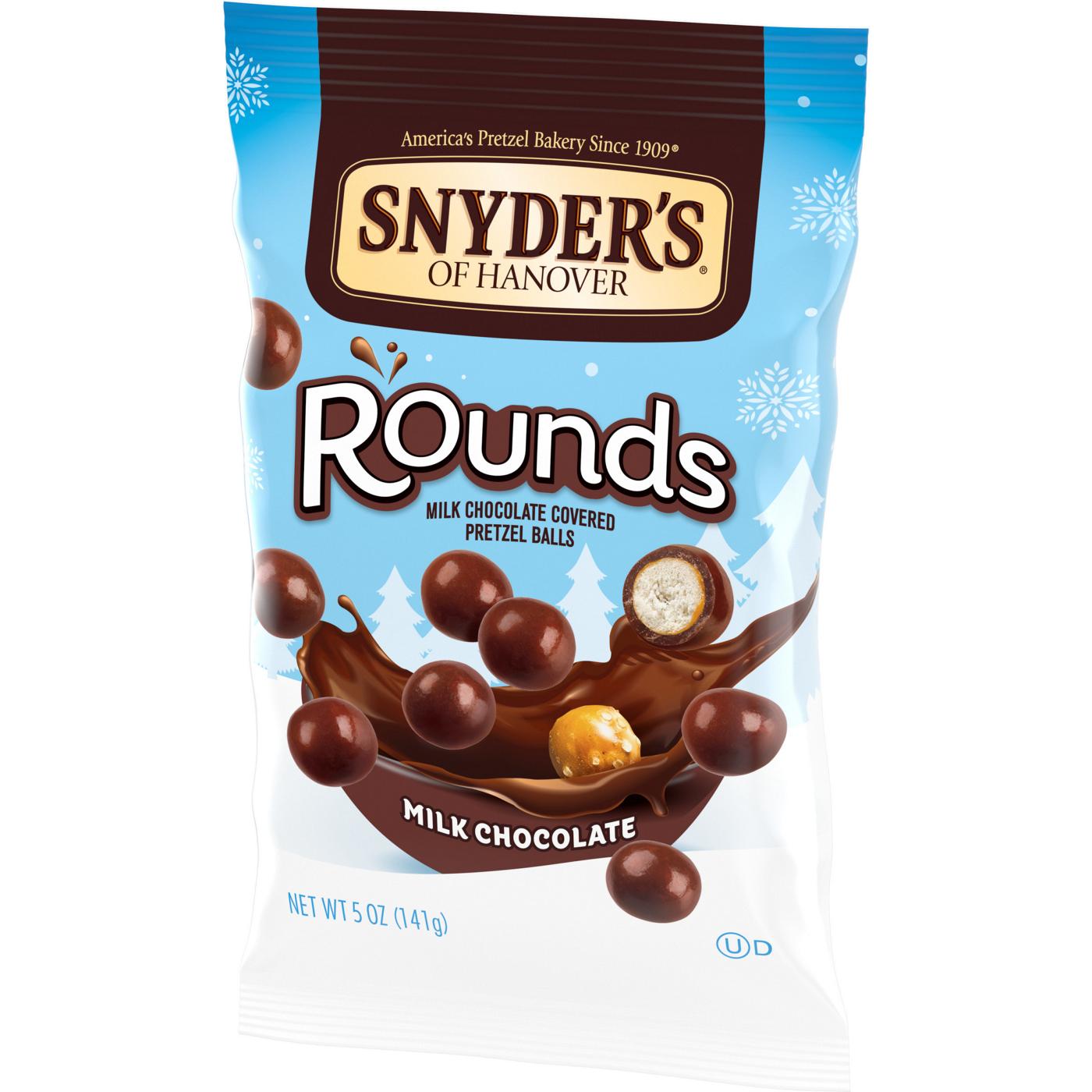 Snyder's of Hanover Milk Chocolate Pretzel Rounds; image 5 of 6