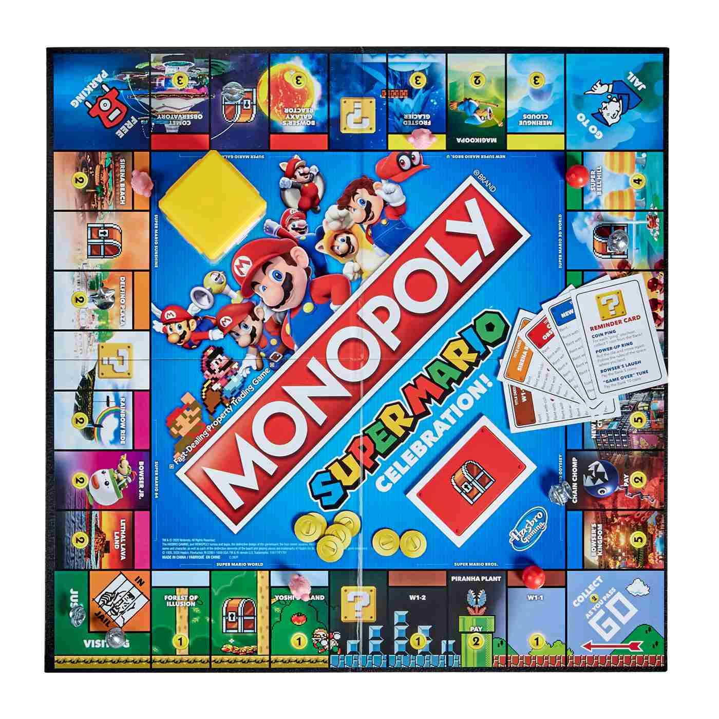Monopoly Super Mario Celebrations Edition Board Game; image 1 of 2