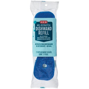 H-E-B No-Scratch Dishwand Refill, 2 pk