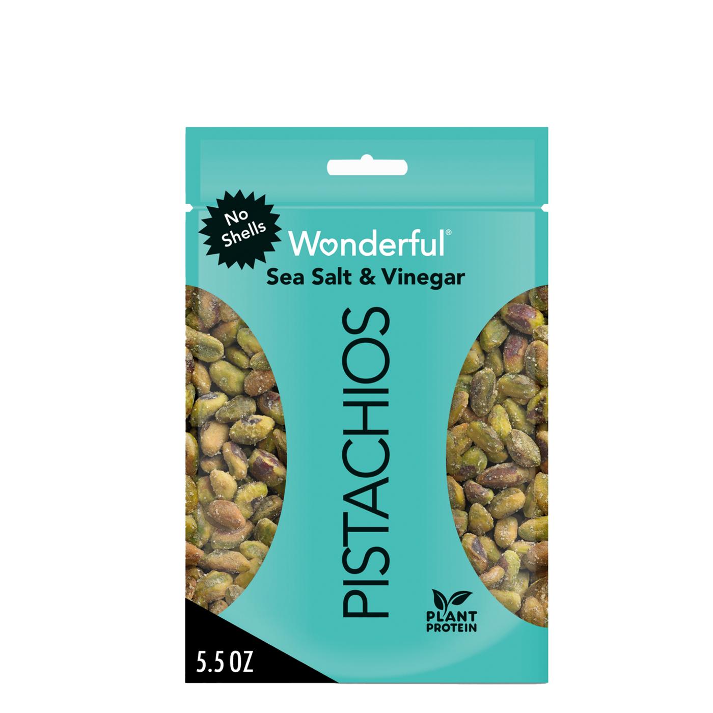 Wonderful No Shell Pistachios - Sea Salt & Vinegar; image 1 of 5