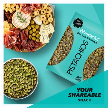 Wonderful No Shell Pistachios - Sea Salt & Vinegar